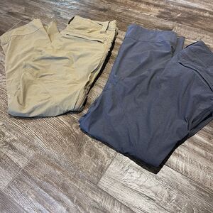 Lot Of 2 Magpul Industries Pants 34x30 Gray Tan Light Utility Tactical MAG716